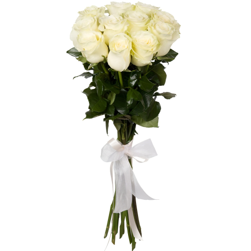 Букет из белых роз Усолье-Сибирское Иркутская область