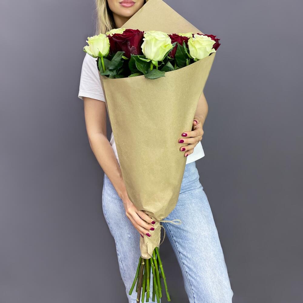 Букет «Инь-Ян» – гармония страсти и чистоты Усолье-Сибирское Иркутская область